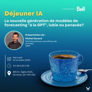 Déjeuner IA: La nouvelle génération de modèles de forecasting “à la GPT”, lubie ou panacée?